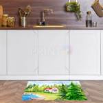 4987-little-cottage-by-the-lake-1-floor-sticker-decal Little Cottage By the Lake #1 Floor Sticker