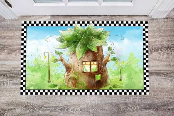 Little Fairy Home Floor Sticker
