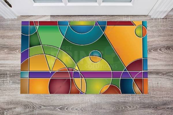Colorful Abstract Design #5 Floor Sticker