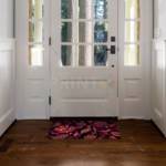 Bohemian Folk Art Paisley and Tulips Pattern #2 Floor Sticker