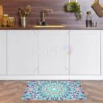 Bohemian Folk Art Ethnic Mandala Design #1 Floor Sticker