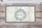 5289-pretty-lavender-wreath-floor-sticker-decor Pretty Lavender Wreath Floor Sticker