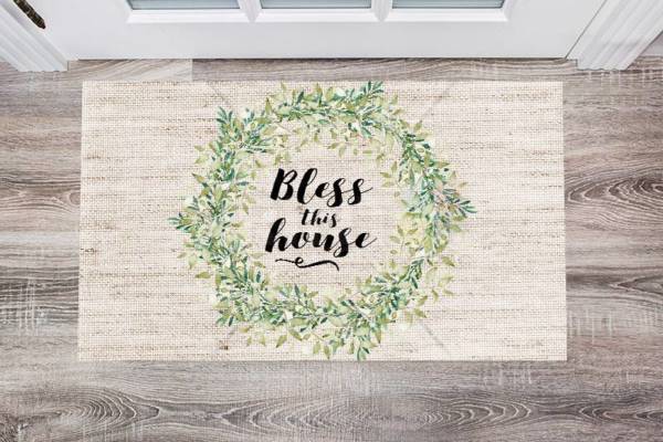 5293-farmhouse-wreath-on-burlap-pattern-floor-sticker-decor Farmhouse Wreath on Burlap Pattern Floor Sticker