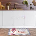 USA American Patriot Gnome Floor Sticker