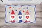 Little USA Patriot Gnomes Floor Sticker