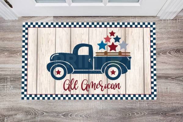 All American Truck Floor Sticker