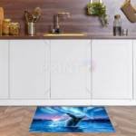 Humpback Whale and the Northern Light Floor Sticker
