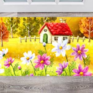 Little Cute Cottage Floor Sticker