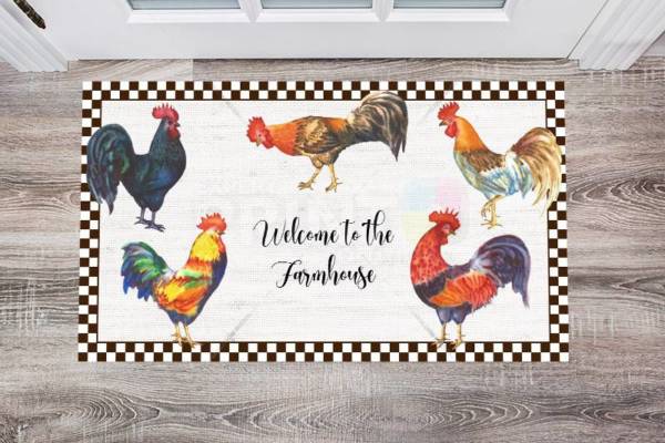 Welcome to the Farmhouse Floor Sticker