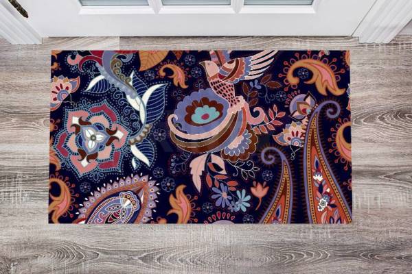 6737-bohemian-folk-art-ethnic-paisley-design-14-floor-sticker-decor Bohemian Folk Art Ethnic Paisley Design #14 Floor Sticker