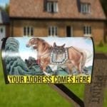 Pretty Brown Horse Decorative Curbside Farm Mailbox Cover