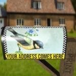 Little Bird on a Blooming Branch - Welcome Family and Friends Decorative Curbside Farm Mailbox Cover