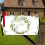Cute Bird and Flowers - Home Sweet Home Decorative Curbside Farm Mailbox Cover