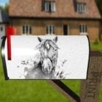 Beautiful Native Horse Decorative Curbside Farm Mailbox Cover