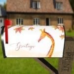 Giraffe Greetings Decorative Curbside Farm Mailbox Cover