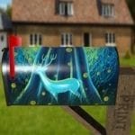 Magical Forest Night Decorative Curbside Farm Mailbox Cover