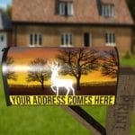 1064-glowing-white-deer-farm-mailbox-reflective-cover Glowing White Deer Decorative Curbside Farm Mailbox Cover