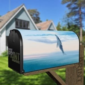 Fairytale Whales #8 Decorative Curbside Farm Mailbox Cover