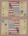 America ~ Prim USA Flag and Crow - Americana Decorative Curbside Farm Mailbox Cover