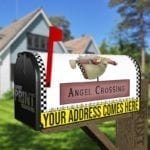 Primitive Country Garden Angel #5 - Angel Crossing Decorative Curbside Farm Mailbox Cover