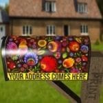 Beautiful Hungarian Folk Motifs #2 Decorative Curbside Farm Mailbox Cover