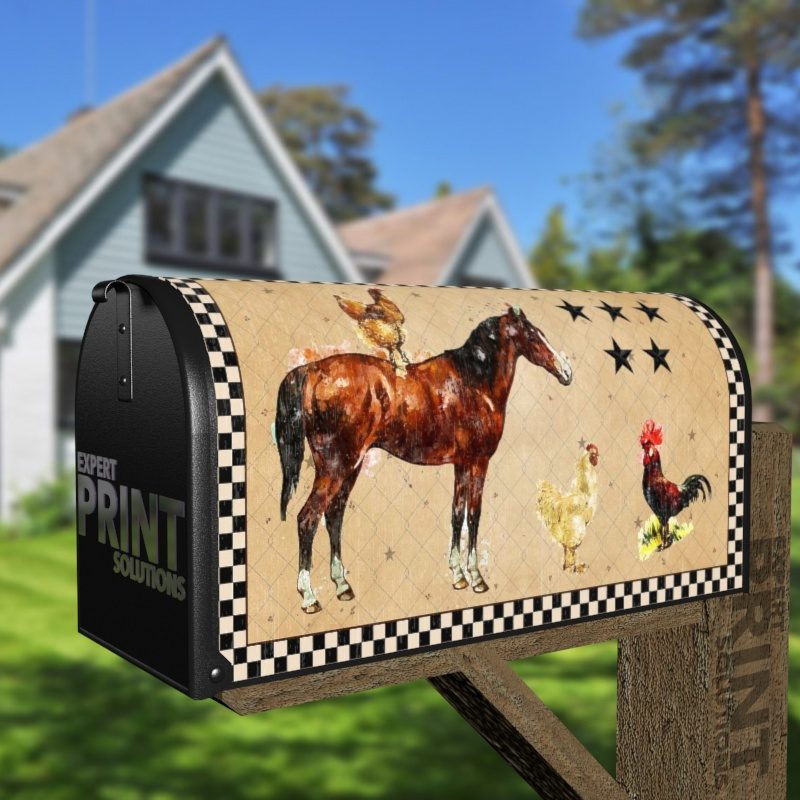 Life in the Farmhouse #10 - Bless Our Farm and Animals Decorative Curbside Farm Mailbox Cover