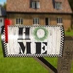 1227-prim-country-home-sign-curbside-mailbox-vinyl-cover Prim Country HOME Sign Decorative Curbside Farm Mailbox Cover