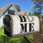 1227-prim-country-home-sign-farm-mailbox-magnetic-cover Prim Country HOME Sign Decorative Curbside Farm Mailbox Cover