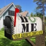 1227-prim-country-home-sign-rural-mailbox-magnetic-cover Prim Country HOME Sign Decorative Curbside Farm Mailbox Cover