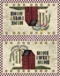 Prim Country Saltbox House #1 - Home Sweet Home Decorative Curbside Farm Mailbox Cover