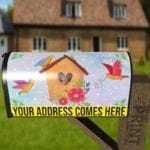 Birds Birdhouse and Flowers - Home Sweet Home Decorative Curbside Farm Mailbox Cover