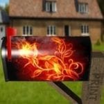 Beautiful Fire Rose Decorative Curbside Farm Mailbox Cover