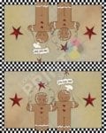 1355-cute-primitive-country-gingerbread-man-couple-1-home-sweet-home-big-farm-mailbox-artwork Cute Primitive Country Gingerbread Man Couple #1 - Home Sweet Home Decorative Curbside Farm Mailbox Cover