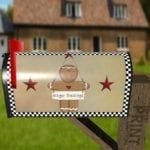Cute Primitive Country Gingerbread Man #2 - Ginger Blessing Decorative Curbside Farm Mailbox Cover