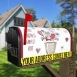 Cute Country Patchwork Design #3 - Plant Kindness Harvest Love Decorative Curbside Farm Mailbox Cover