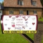 Cute Country Patchwork Design #2 - Enjoy Little Things Decorative Curbside Farm Mailbox Cover