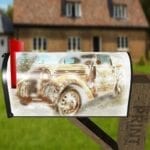 Beautiful Old Car #1 Decorative Curbside Farm Mailbox Cover