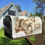 Beautiful Old Car #1 Decorative Curbside Farm Mailbox Cover