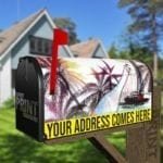 Tropical Holiday Decorative Curbside Farm Mailbox Cover