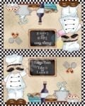 Cute Italian Chef - Today's Menu - Take it or Leave it Decorative Curbside Farm Mailbox Cover