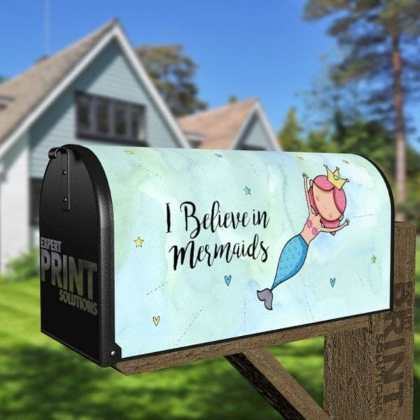 I Believe in Mermaids! Decorative Curbside Farm Mailbox Cover