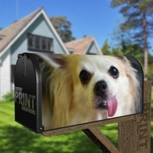 Puppy Tongue Out #2 Decorative Curbside Farm Mailbox Cover