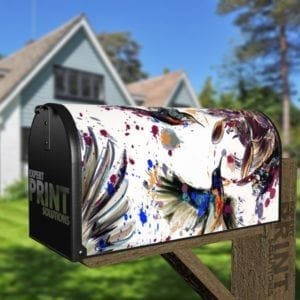 Pretty Hummingbirds Decorative Curbside Farm Mailbox Cover