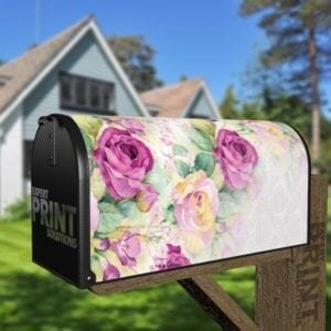 Shabby Chic Garden #16 Decorative Curbside Farm Mailbox Cover