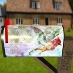 1717-shabby-chic-garden-15-curbside-mailbox-vinyl-cover Shabby Chic Garden #15 Decorative Curbside Farm Mailbox Cover