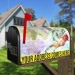 1717-shabby-chic-garden-15-rural-mailbox-magnetic-cover Shabby Chic Garden #15 Decorative Curbside Farm Mailbox Cover