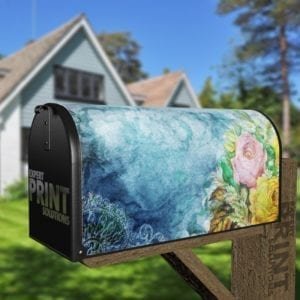 Shabby Chic Garden #9 Decorative Curbside Farm Mailbox Cover