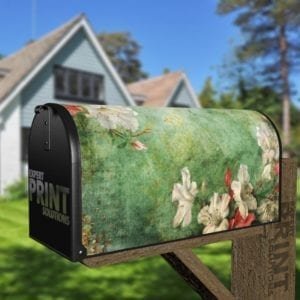 Shabby Chic Garden #7 Decorative Curbside Farm Mailbox Cover