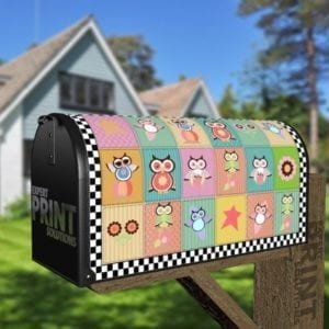Summer Owls Decorative Curbside Farm Mailbox Cover