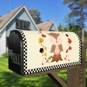 Cute Brown Owl Decorative Curbside Farm Mailbox Cover